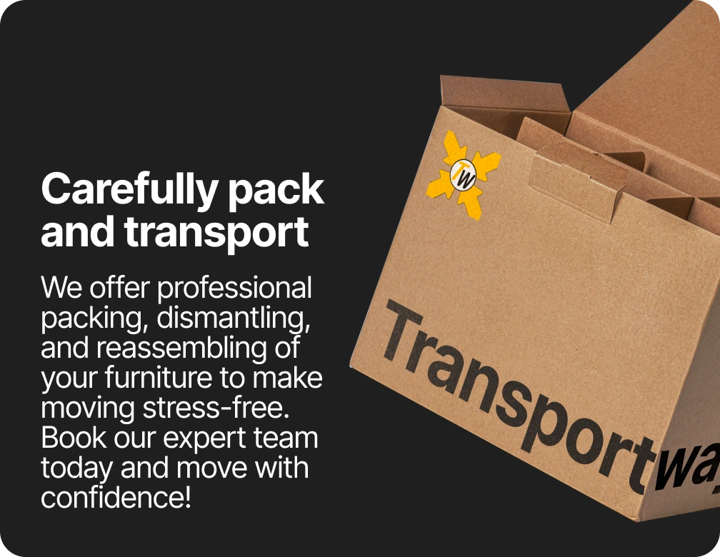 Carefully pack and transport